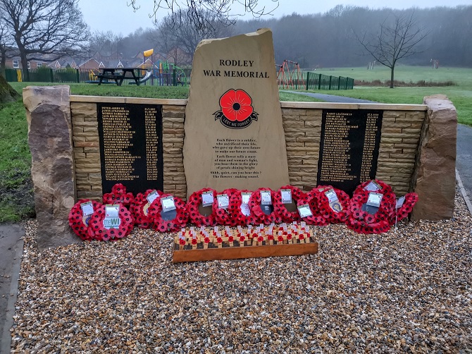 rodley war memorial rodley park